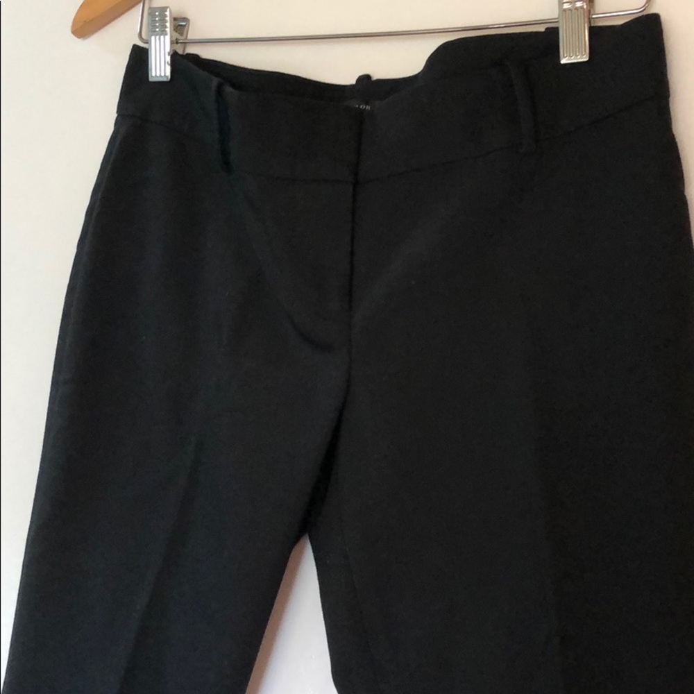 Black pants perfect for the office.